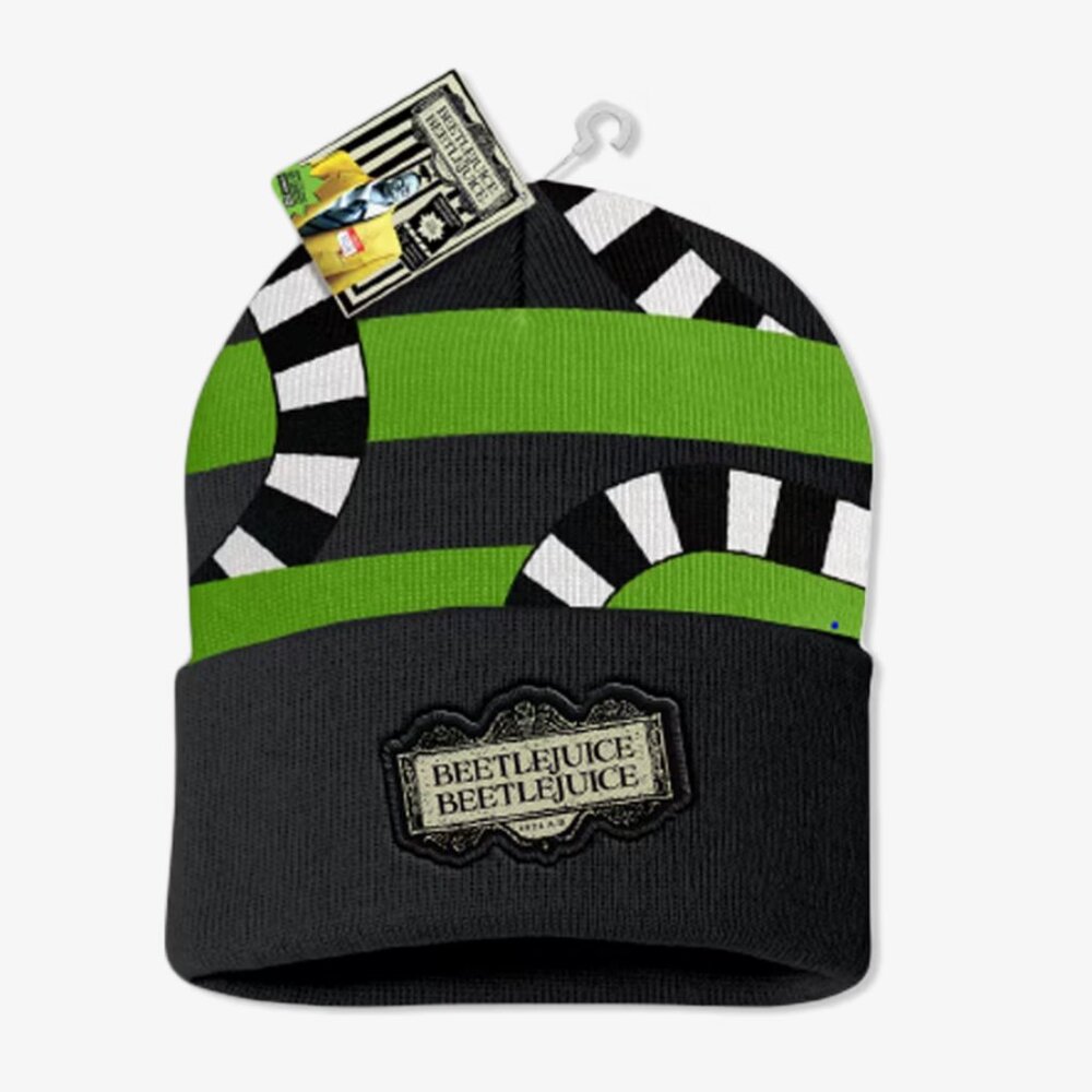 Beetlejuice Sandworm Beanie Hat NWT